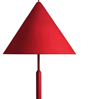 ZOWALA - Modern Blue Metal Cone Geometric Bedroom Pendant Light Image - 7