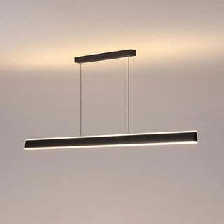 ZOWALA - Sleek Adjustable Black Linear Island Pendant Light Image - 5