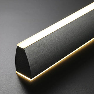 ZOWALA - Sleek Adjustable Black Linear Island Pendant Light Image - 9