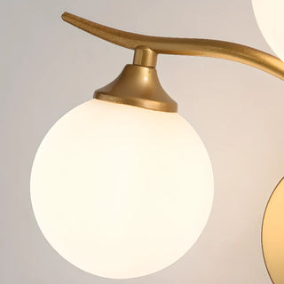 ZOWALA - Elegant Black Dual-Globe Glass Wall Light Fixture Image - 13