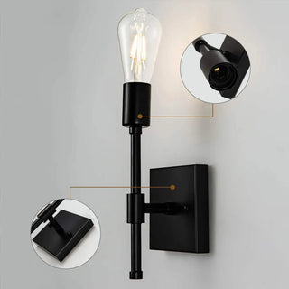 ZOWALA - Modern Geometric Metal Vanity Light Image - 6