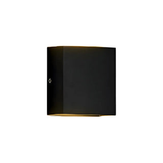 Square Modern Black LED External Up Down Wall Sconce Zawala Image - 4