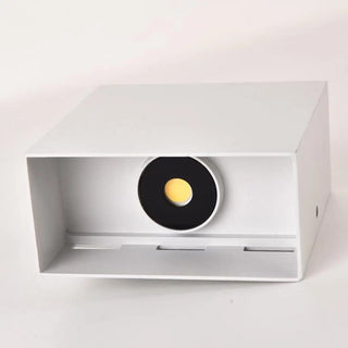 Square Modern Black LED External Up Down Wall Sconce Zawala Image - 8