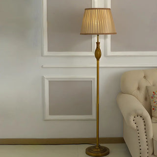 ZOWALA - Modern Fabric Metal LED Floor Lamp Image - 7