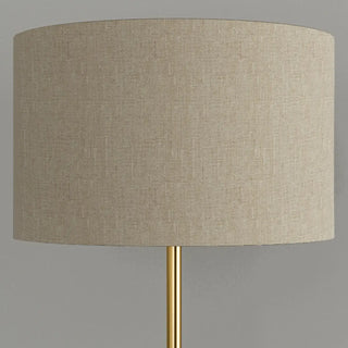 ZOWALA - Simple Modern Cylinder Black Metal LED Floor Lamp Image - 4