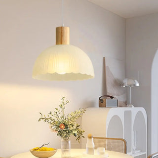 ZOWALA - Contemporary Frosted Glass Cylinder Pendant Light Image - 1