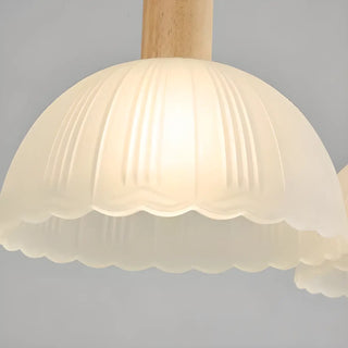 ZOWALA - Contemporary Frosted Glass Cylinder Pendant Light Image - 9