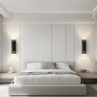 Simple Geometric Up Down LED Wall Sconce Light Zawala Image - 1
