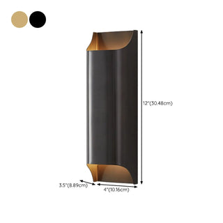 Simple Geometric Up Down LED Wall Sconce Light Zawala Image - 15