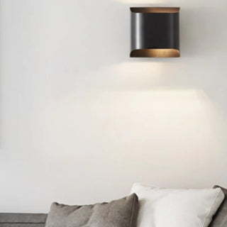 Simple Geometric Up Down LED Wall Sconce Light Zawala Image - 4
