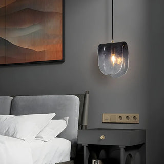 Artistic Geometric Glass Dining Room Black  Pendant Light Zawala Image - 2