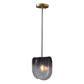 Artistic Geometric Glass Dining Room Black  Pendant Light Zawala Image - 6