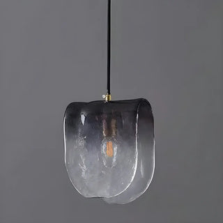 Artistic Geometric Glass Dining Room Black  Pendant Light Zawala Image - 9