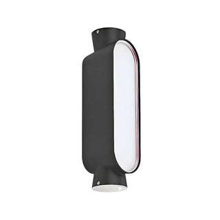 Cylinder Modern Black Metal LED Exterior Wall Light Zawala Image - 4