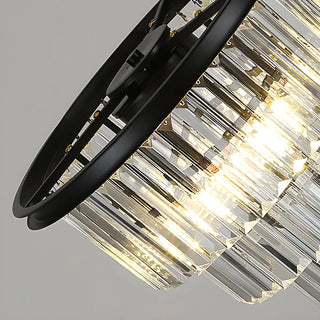 Elegant Geometric Crystal Black Bedroom Table Lamp Zawala Image - 18