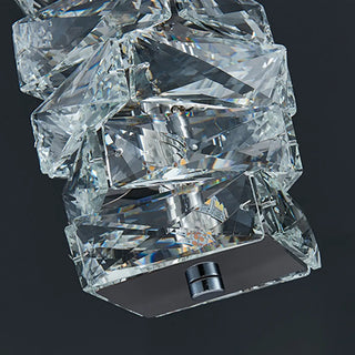 ZOWALA - Luxury Chrome Geometric Crystal Pendant Light Image - 16