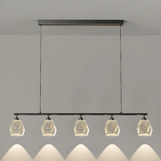 ZOWALA - Modern Geometric Gold Pendant Light Kitchen Island Large Image - 12