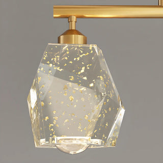 ZOWALA - Modern Geometric Gold Pendant Light Kitchen Island Large Image - 14