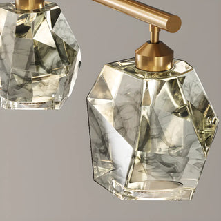 ZOWALA - Modern Geometric Gold Pendant Light Kitchen Island Large Image - 15
