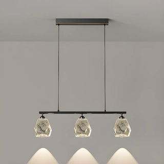 ZOWALA - Modern Geometric Gold Pendant Light Kitchen Island Large Image - 6