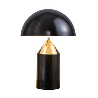 Minimalist Black Dome Modern Geometric Metal Table Lamp Zawala Image - 6