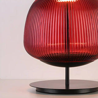 ZOWALA - Modern Geometric Glass Table Lamp Image - 9