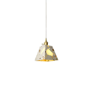 ZOWALA - Modern Geometric Grey Metal Adjustable Pendant Lights Image - 10
