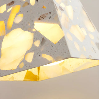ZOWALA - Modern Geometric Grey Metal Adjustable Pendant Lights Image - 14