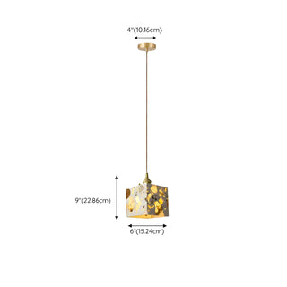 ZOWALA - Modern Geometric Grey Metal Adjustable Pendant Lights Image - 19