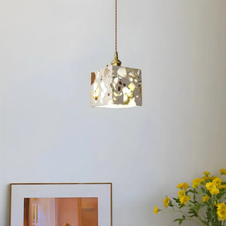 ZOWALA - Modern Geometric Grey Metal Adjustable Pendant Lights Image - 3