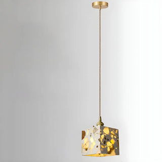 ZOWALA - Modern Geometric Grey Metal Adjustable Pendant Lights Image - 4