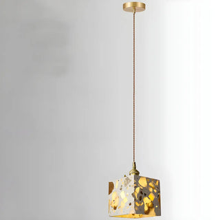 ZOWALA - Modern Geometric Grey Metal Adjustable Pendant Lights Image - 5