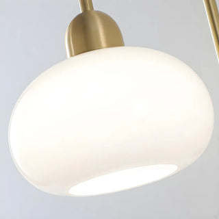 Simple Modern Globe Glass Gold Bedroom Wall Sconce Zawala Image - 7
