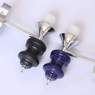 Mini White Glass Globe Wall Sconce with Pull Chain Zawala Image - 9