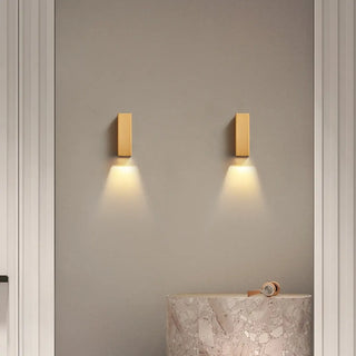 Modern Minimalist Rectangular Wall Sconce Zawala Image - 3