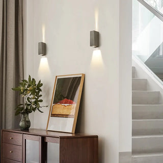 Modern Minimalist Rectangular Wall Sconce Zawala Image - 4