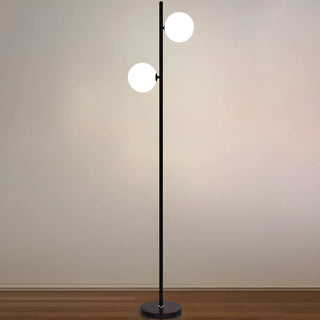 2-Light Adjustable Cone Gold Modern Metal Floor Lamp Zawala Image - 5