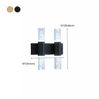 Modern Gold Bubble Glass Tubes Wall Sconce Light Zawala Image - 19