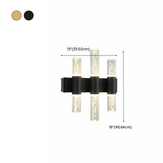 Modern Gold Bubble Glass Tubes Wall Sconce Light Zawala Image - 20