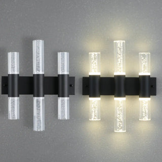 Modern Gold Bubble Glass Tubes Wall Sconce Light Zawala Image - 7