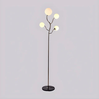 4-Light Modern Glod Tree Glass Globe LED Floor Lamp Zawala Image - 11
