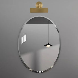 Gold Adjustable Modern Rectangular Metal Vanity Light Zawala Image - 3