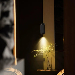 ZOWALA - Modern Dining Room Black Aluminum Cylinder Pendant Light Image - 3