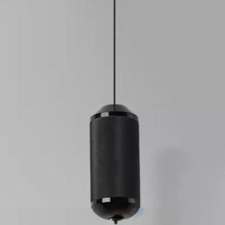 ZOWALA - Modern Dining Room Black Aluminum Cylinder Pendant Light Image - 6