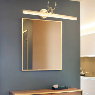 Modern Rectangular Gold Antler Vanity Wall Light Zawala Image - 1