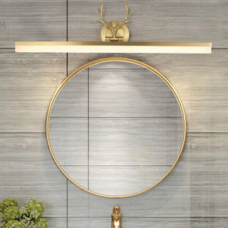 Modern Rectangular Gold Antler Vanity Wall Light Zawala Image - 2