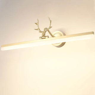 Modern Rectangular Gold Antler Vanity Wall Light Zawala Image - 6