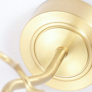 Modern Rectangular Gold Antler Vanity Wall Light Zawala Image - 8