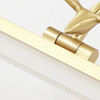 Modern Rectangular Gold Antler Vanity Wall Light Zawala Image - 9