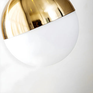 Simple Gold Gooseneck White Glass Shade Table Lamp Zawala Image - 12